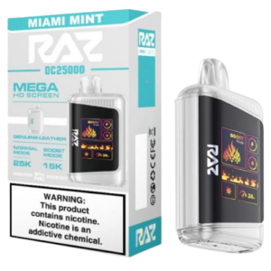 Miami Mint – RAZ Vape DC25000